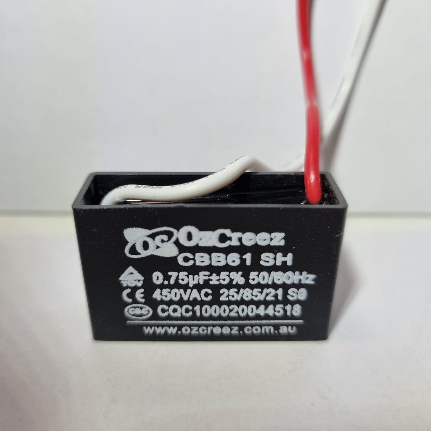 CBB61 0.6uF, 0.75uF, 1uF, 1.2uf, 1.5uF, 1.8uF, 2uF, 2.5uF, 3uF, 3.5uF, 4uF, 4.5uf, 6uF, 8uF, 10uF, 12uF, 15uF, 20uF 450V Capacitor Appliances Ceiling Fan Starting Capacitor - AU