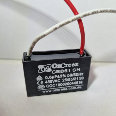 CBB61 0.6uF 450V Capacitor Appliances Ceiling Fan Starting Capacitor - AU