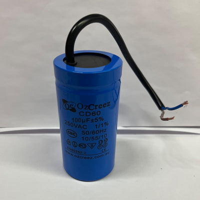 Original High Quality Motor Start Run Capacitor CD60 100uF 250V / 450V 50/60Hz Capacitor - AU
