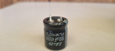 5pcs 100µF 450V High Temperature Snap-In Electrolytic Capacitor