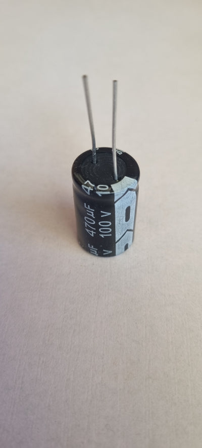 10pcs 470uF/ 100V Aluminum Electrolytic Capacitor