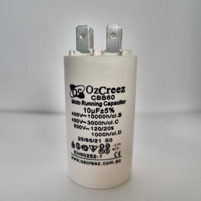 CBB60 10uF 450V 50/60Hz 4 Pin Motor Start Run Capacitor HVAC Washer Dryer Pump Compressor