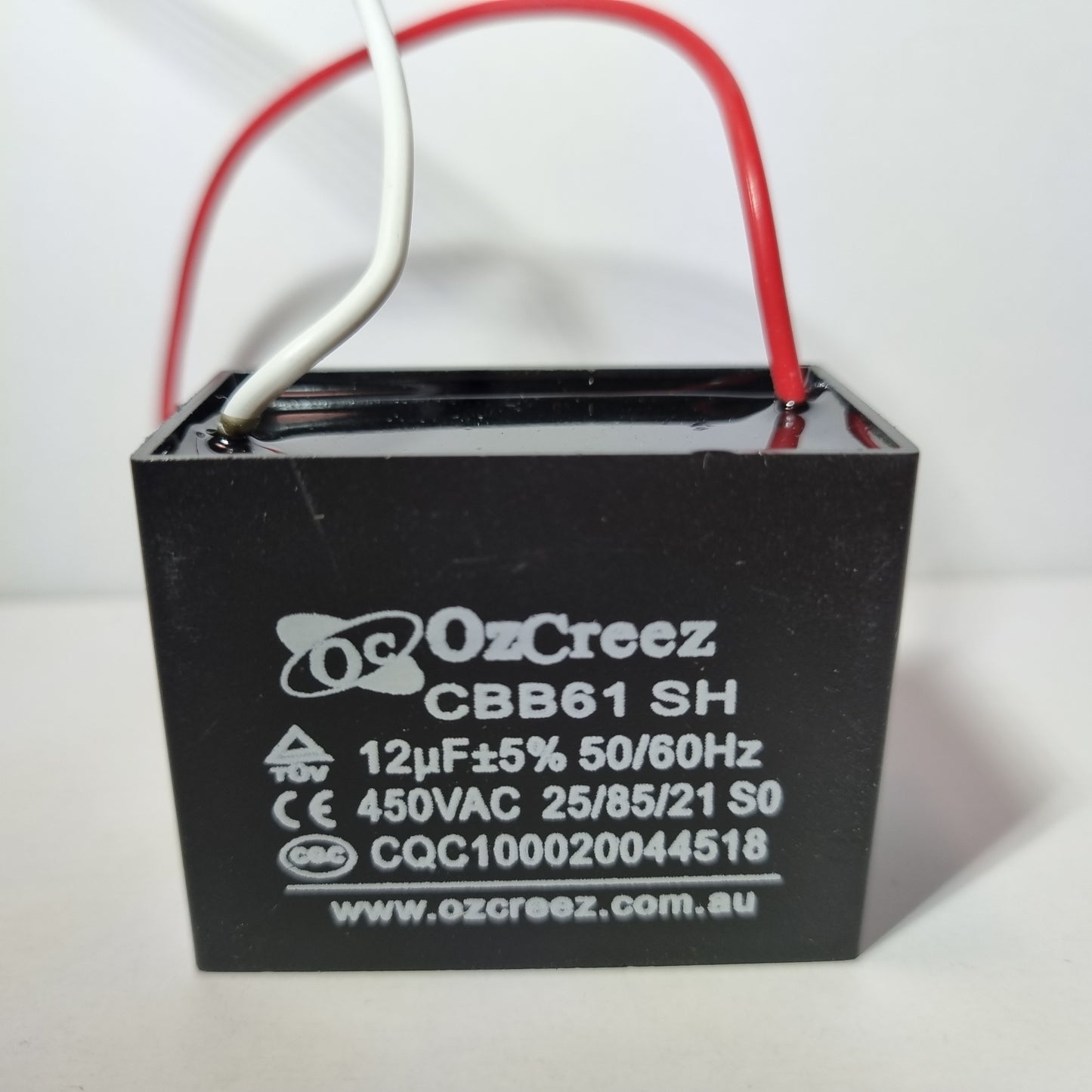 CBB61 0.6uF, 0.75uF, 1uF, 1.2uf, 1.5uF, 1.8uF, 2uF, 2.5uF, 3uF, 3.5uF, 4uF, 4.5uf, 6uF, 8uF, 10uF, 12uF, 15uF, 20uF 450V Capacitor Appliances Ceiling Fan Starting Capacitor - AU