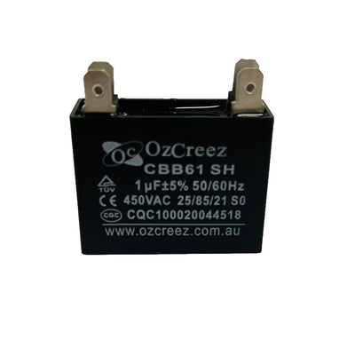 CBB61 1uF 450V 4 Pin Capacitor Appliances Ceiling Fan Starting Capacitor