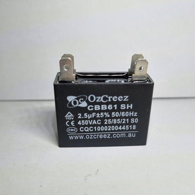 CBB61 2.5uF 450V 4 Pin Capacitor Appliances Ceiling Fan Starting Capacitor