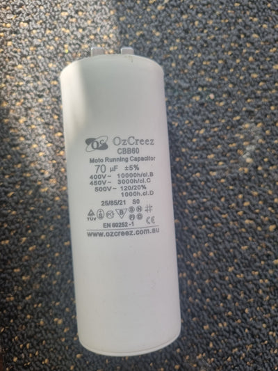 CBB60 70uF 450V 50/60Hz 4 Pin Motor Start Run Capacitor HVAC Washer Dryer Pump Compressor