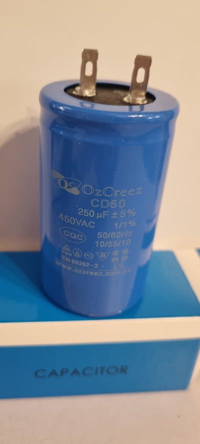 Wholesale 5x Original Motor Start Run Capacitor CD60 250uf with pin 250V / 450V 50/60Hz Capacitor