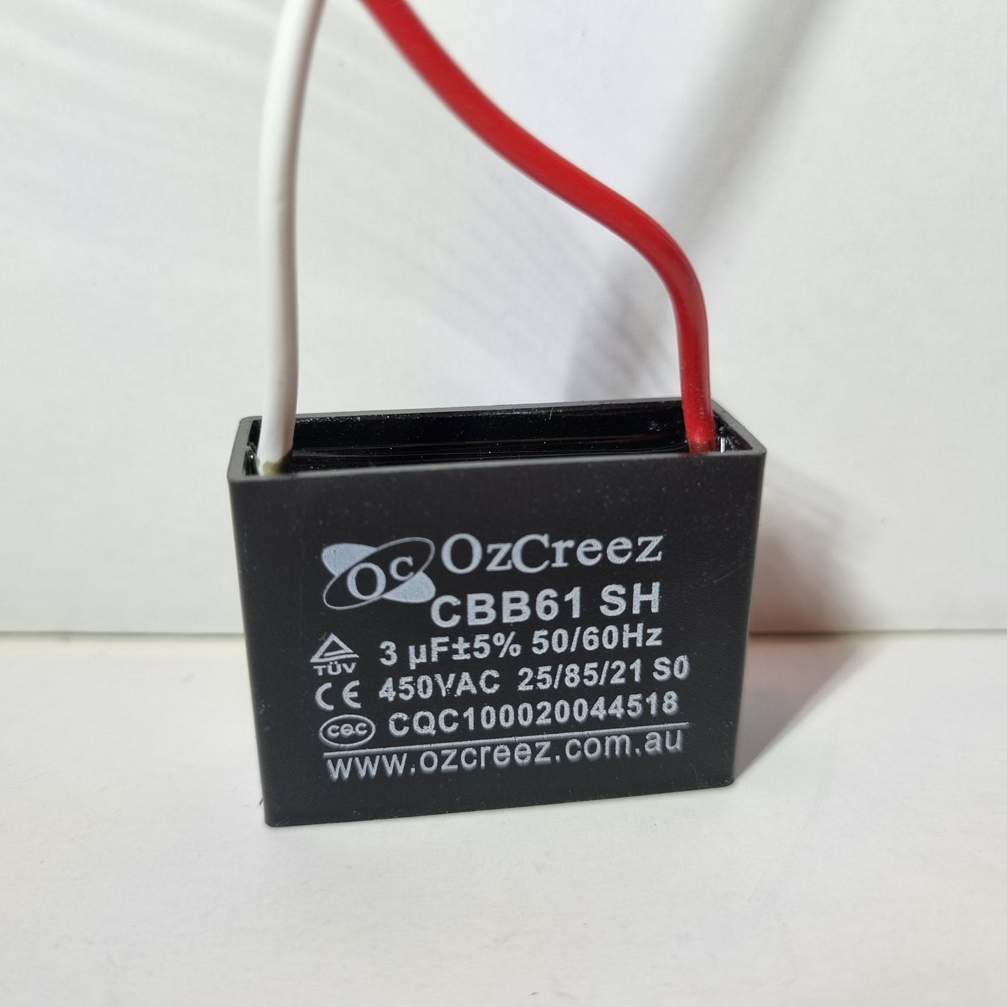 CBB61 0.6uF, 0.75uF, 1uF, 1.2uf, 1.5uF, 1.8uF, 2uF, 2.5uF, 3uF, 3.5uF, 4uF, 4.5uf, 6uF, 8uF, 10uF, 12uF, 15uF, 20uF 450V Capacitor Appliances Ceiling Fan Starting Capacitor - AU