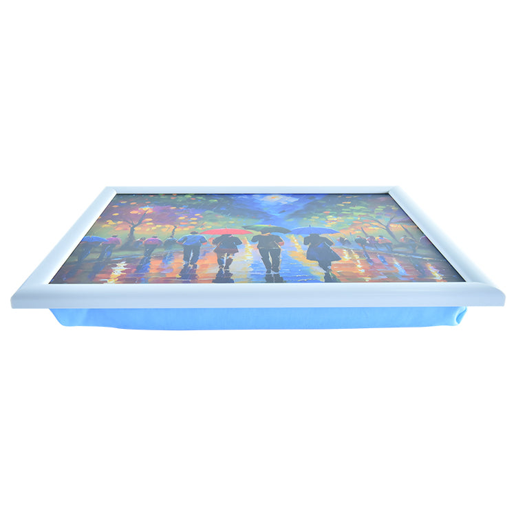 Artistic Paint Bean Bag Lap Tray: Perfect for TV Dinners and Breakfast in Bed