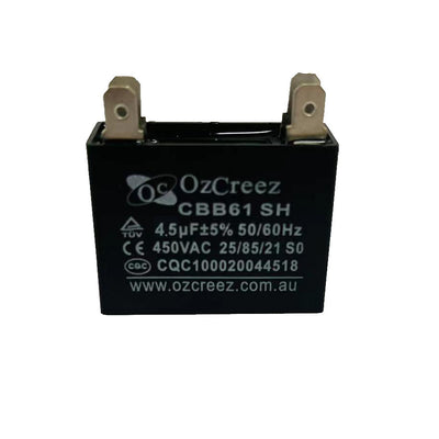 Wholesale 5x Pcs CBB61 4.5uF 4 Pin Fan Starting Capacitor Appliances Ceiling Fan Starting Capacitor