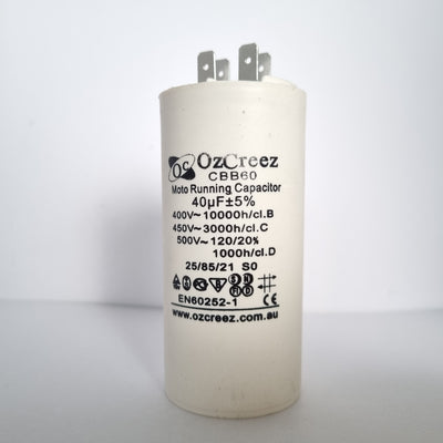 CBB60 40uF 450V 50/60Hz 4 Pin Motor Start Run Capacitor HVAC Washer Dryer Pump Compressor