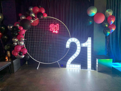 Giant LED Numbers 21 (Local Pickup Only)