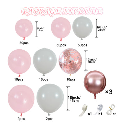 Balloon Garland Kit- soft pink and blue theme balloons