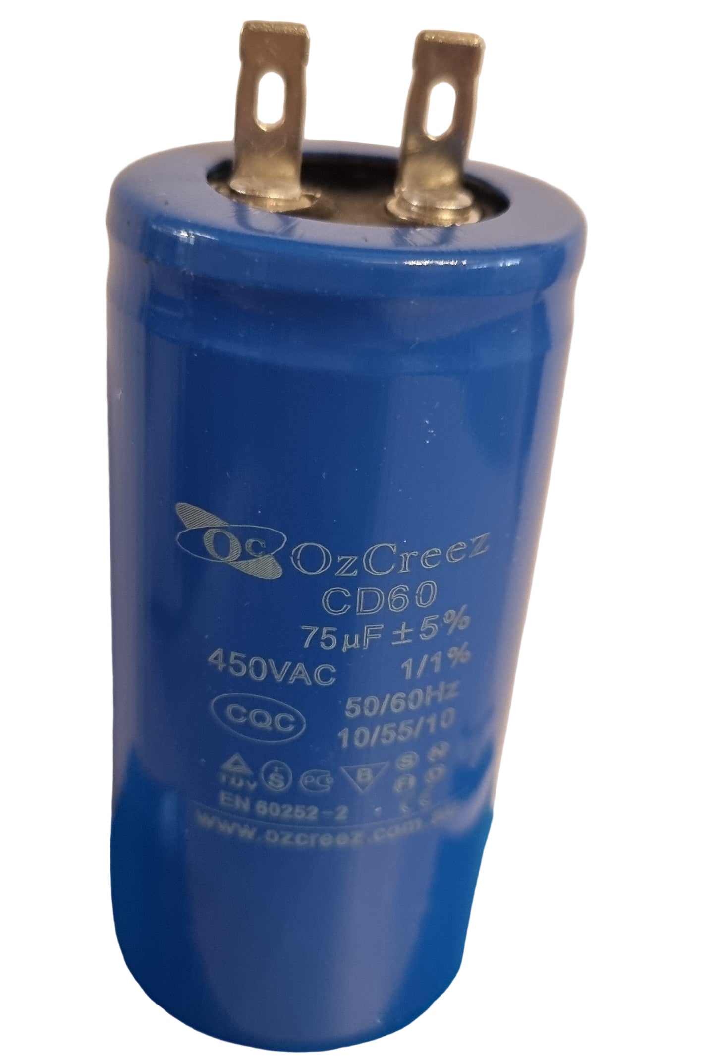 Wholesale 5x Original Motor Start Run Capacitor CD60 75uf with pin 250V / 450V 50/60Hz Capacitor
