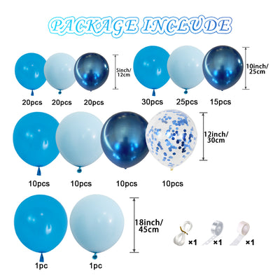 Balloon Garland Kit- Aqua blue balloons