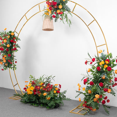 Double rod Round Arch Shape Backdrop stand