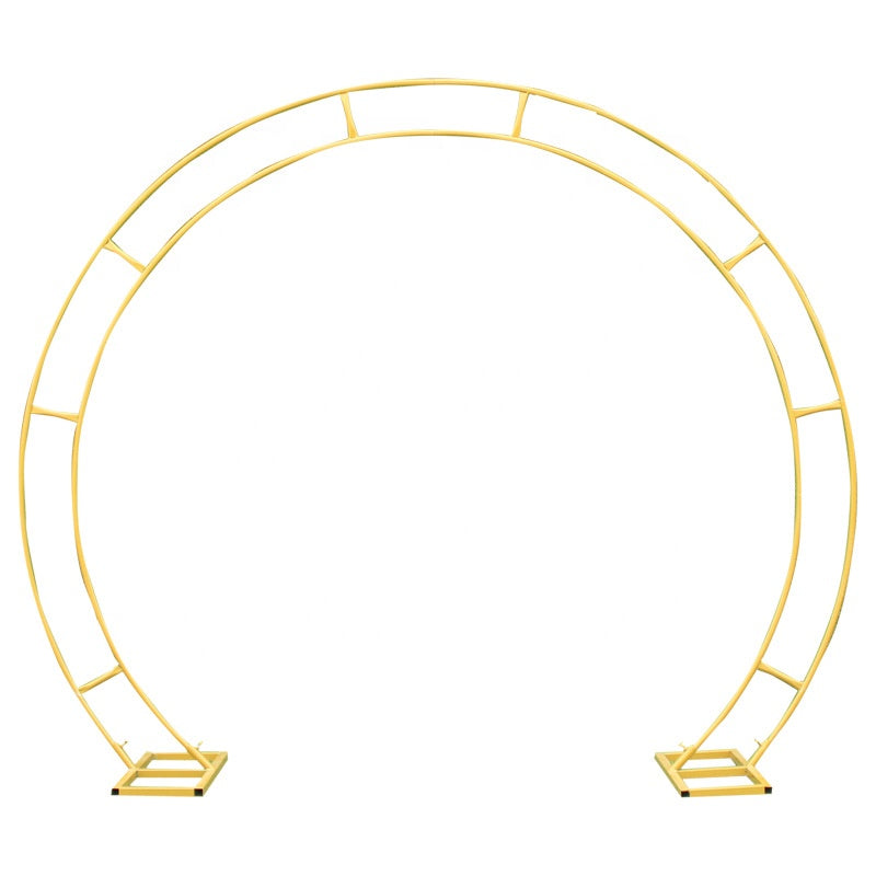 Double rod Round Arch Shape Backdrop stand