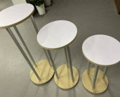 3Pcs Foldable Wooden Plinths / cake stand / cke table