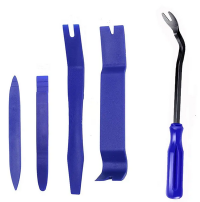 5-Piece Car Panel and Window Removal Tool Kit - Durable, Portable, and Scratch-Free