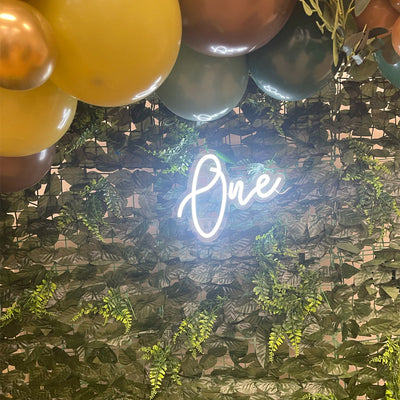 Neon Sign - One