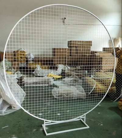 Round /Circle stand with mesh/grid
