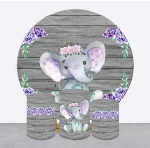 Backdrop and Plinths Cover- Elephant