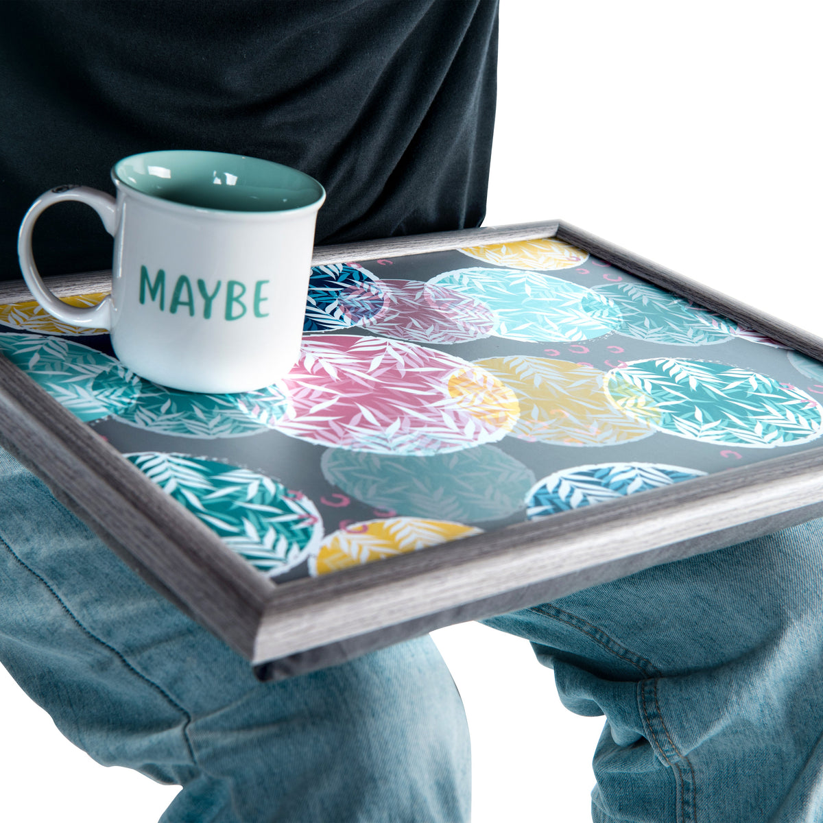 Bean Bag Lap Tray Table TV Dinner Stable Table Breakfast Serving Tray