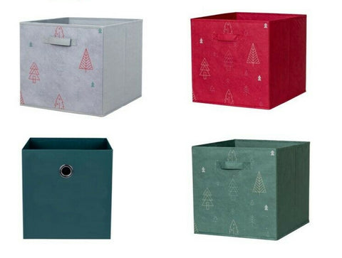 Foldable Storage Cube Box Folding Storage Fabric Cube Kids Toy Organiser-AU