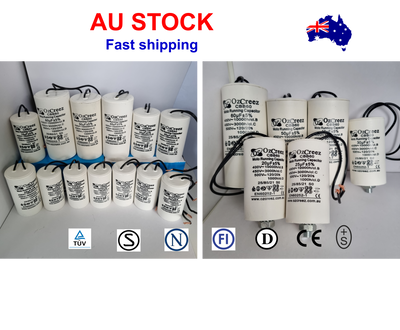 CBB60 450V 50/60Hz 2 Wire Capacitor Motor Start Run Capacitor HVAC Washer Dryer Pump Compressor