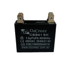 Wholesale 5x Pcs CBB61 1.5uF 450V 4 Pin Capacitor Appliances Ceiling Fan Starting Capacitor