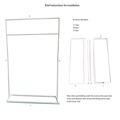 Welcome Board/ easel  Backdrop stand