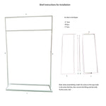 Welcome Board/ easel  Backdrop stand