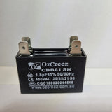 CBB61 4 Pin Fan Starting Capacitor 1uF,1.2uF, 1.5uF, 1.8uF, 2uF, 2.5uF, 3uF, 3.5uF, 4uF, 4.5uF, 5uF Capacitor Appliances Ceiling Fan Starting Capacitor