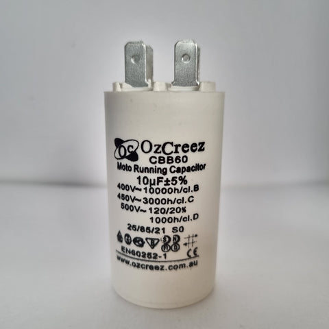 CBB60 10uF 450V 50/60Hz 4 Pin Motor Start Run Capacitor HVAC Washer Dryer Pump Compressor