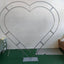 Heart-Shaped Wedding Backdrop Stand – 2m x 2m