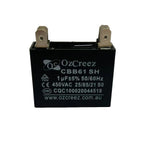 Wholesale 5x Pcs CBB61 1uF 450V 4 Pin Capacitor Appliances Ceiling Fan Starting Capacitor