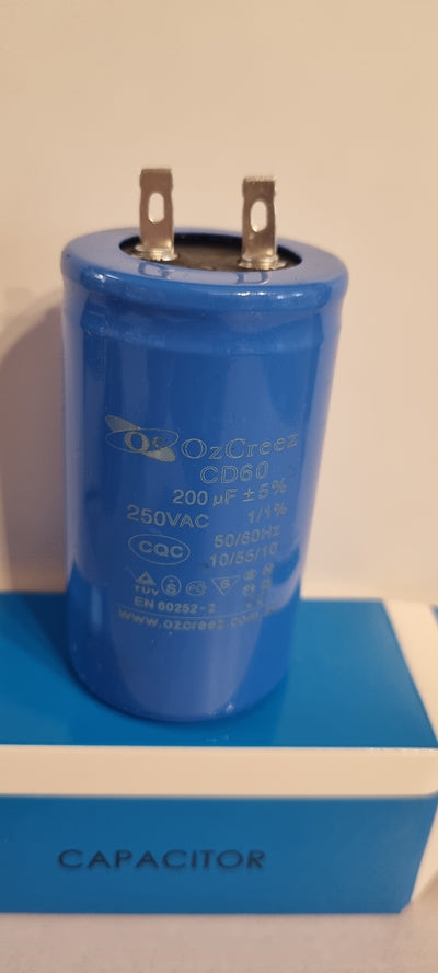 Wholesale 5x Original Motor Start Run Capacitor CD60 200uf with pin 250V / 450V 50/60Hz Capacitor