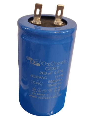 Original Motor Start Run Capacitor CD60 200uf with pin 250V / 450V 50/60Hz Capacitor