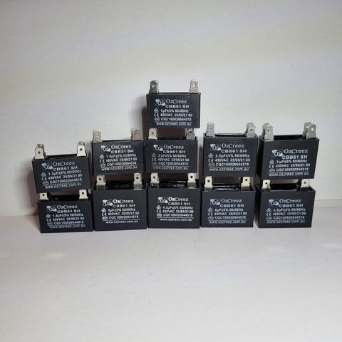 CBB61 4 Pin Fan Starting Capacitor 1uF,1.2uF, 1.5uF, 1.8uF, 2uF, 2.5uF, 3uF, 3.5uF, 4uF, 4.5uF, 5uF Capacitor Appliances Ceiling Fan Starting Capacitor