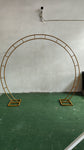 Double rod Round Arch Shape Backdrop stand