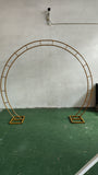 Double rod Round Arch Shape Backdrop stand