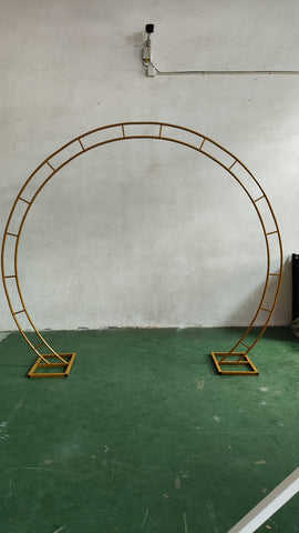 Double rod Round Arch Shape Backdrop stand
