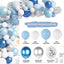 Light Blue Theme Balloon Garland Arch Kit