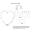 Double Rod Backdrop Arch stand Heart Shape