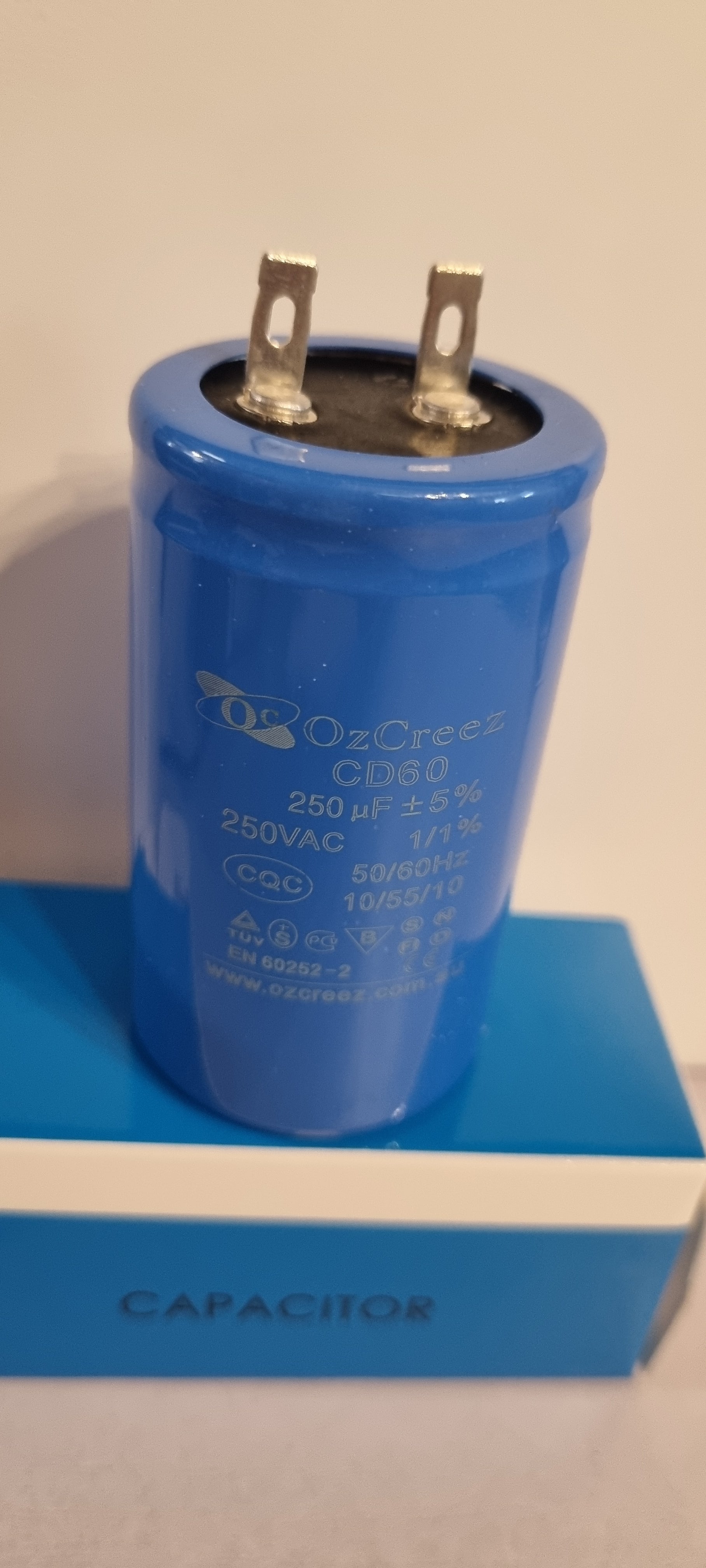 Wholesale 5x Original Motor Start Run Capacitor CD60 250uf with pin 25 ...