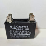 CBB61 4 Pin Fan Starting Capacitor 1uF,1.2uF, 1.5uF, 1.8uF, 2uF, 2.5uF, 3uF, 3.5uF, 4uF, 4.5uF, 5uF Capacitor Appliances Ceiling Fan Starting Capacitor