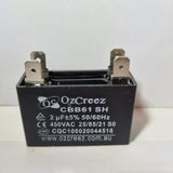 CBB61 4 Pin Fan Starting Capacitor 1uF,1.2uF, 1.5uF, 1.8uF, 2uF, 2.5uF, 3uF, 3.5uF, 4uF, 4.5uF, 5uF Capacitor Appliances Ceiling Fan Starting Capacitor