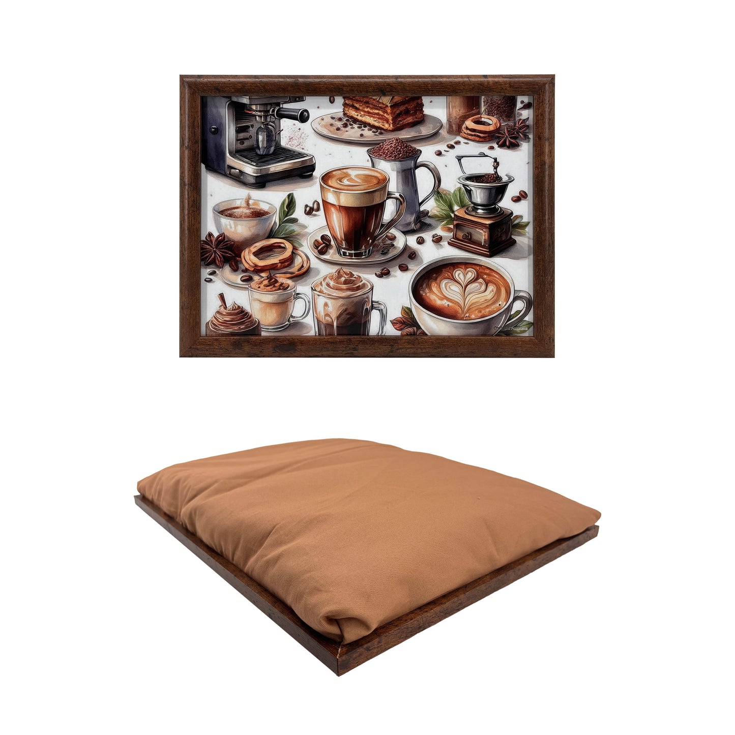 New Bean Bag Lap Tray Table TV Dinner Stable Table Breakfast Serving Tray Laptray