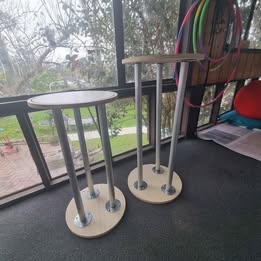 3Pcs Foldable Wooden Plinths / cake stand / cke table
