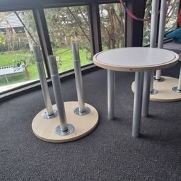 3Pcs Foldable Wooden Plinths / cake stand / cke table